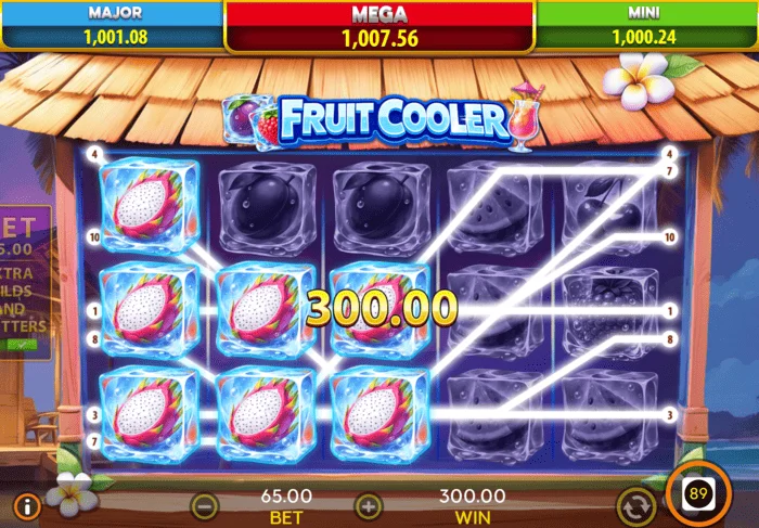Fruit Cooler câștig în jocul de bază